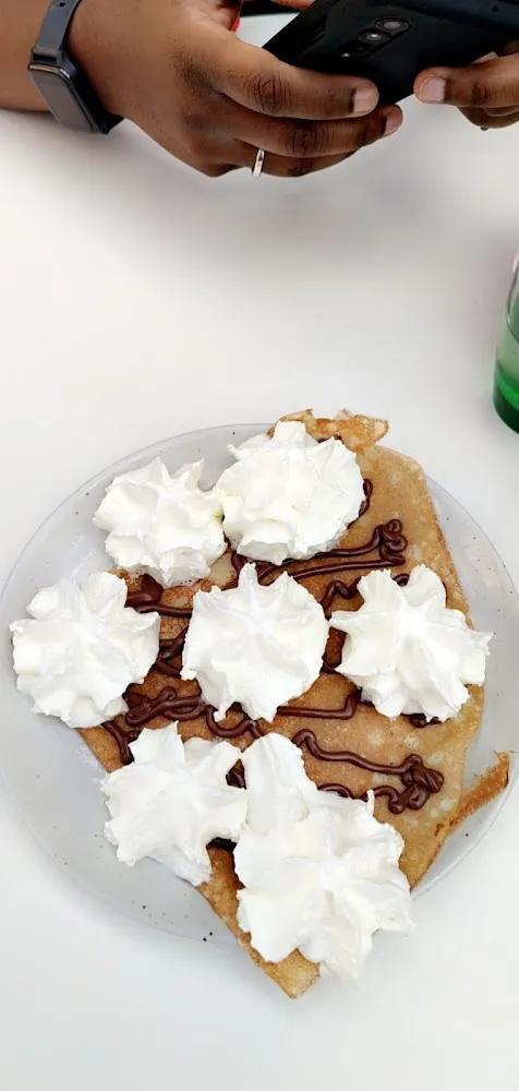 Crêpe Au Nutella Et Chantilly